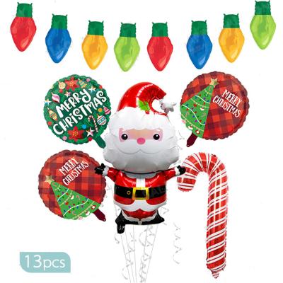 China New Morden Santa Claus Elk Snowman and Other Style Christmas Foil Balloons for sale