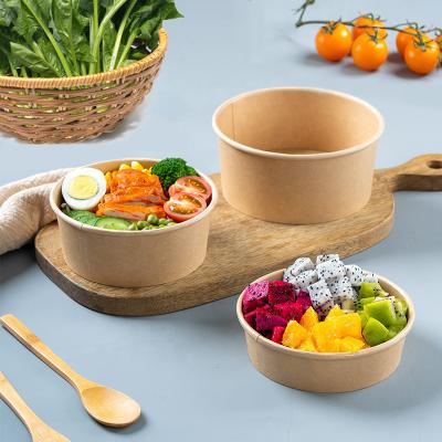 China Food Customize 100% Biodegradable Meal Bowl Fast Food Wrapping Paper Sugarcane PulpSoup Bowl for sale