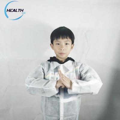 China Primary School/Kindergarten/Painting/HandworkDIY For Kids Children Disposable Lab Coat Nonwoven Kids Child for sale