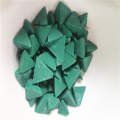 China mbbr cone deburring media vibratory shape surface plastic deburring media for sale