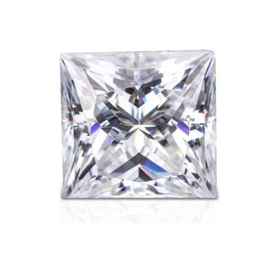 China Hot Selling Best Quality 3mm-13mm DEF vvs Princess Synthetic Lab Moissanite Brilliant Diamond Price UNDETERMINED for sale