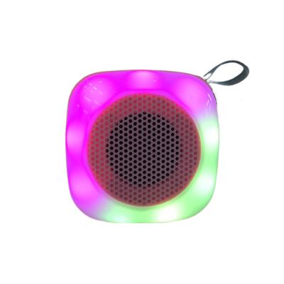 China Visual Information Display MS-2233BT 2 Inch Outdoor Bluetooth TWS USB Speaker with Moving Colorful LED Lights and Long Lasting Battery for sale