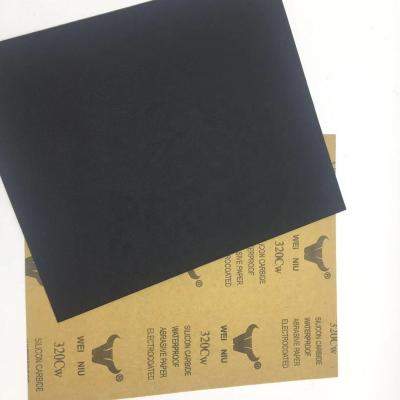 China Silicon Carbide Emery Paper Polishing Sheet for Metal Polishing for sale