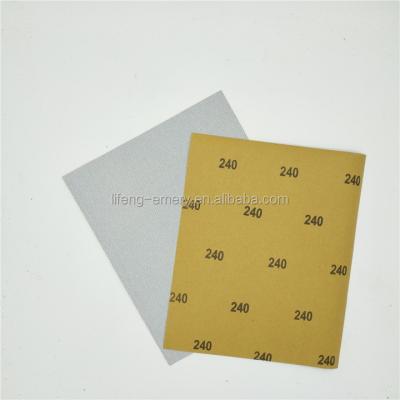 China Polish Wood Grit Coated Emery Paper Wood Sheet For Wall And Furniture for sale