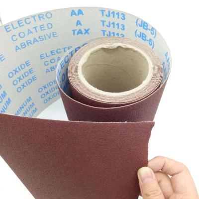 China Made into a beautiful aluminum oxide abrasive cloth roll for sale