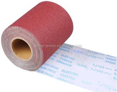 China Suitable for grinding all kinds of wood waterproof abrasive emery cloth roll for furniture for sale