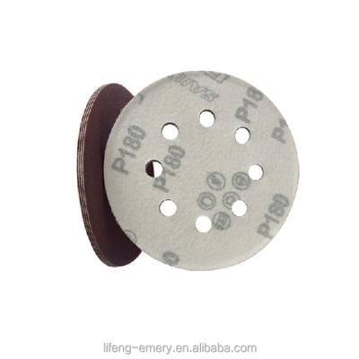 China Aluminum Oxide 5 Inch 125mm Hook And Loop Discs Diamond Sanding Tools for sale