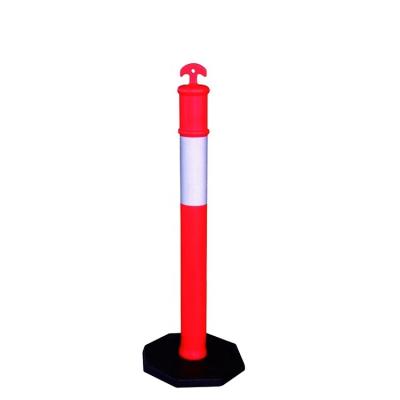 China High Quality Roadway Safety Drafter Post With Traffic Base Rubber Post T Top Bollard for sale