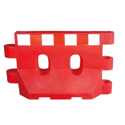 China PE Classic 1.5 Meters Red Wonderwall Traffic Safety Barriers / Crowd Control Plastic Water Filled Barrier For Highway for sale