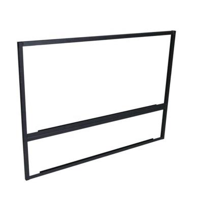 China Durable Sign Display 1200x600mm Black Powder Coating Message Multi Frame Fit for sale