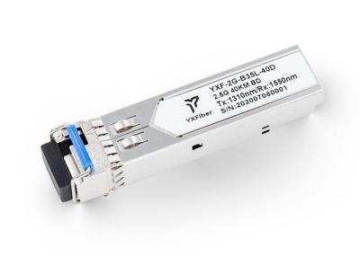 China transmisores-receptores ópticos de los 20km LCDDM 1310nm 1550nm 2.5G SFP en venta