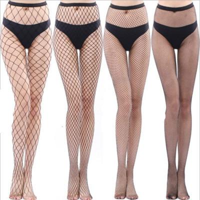 China 2021 New Sexy Black Pantyhose Net Stockings Antibacterial Thin Women's Stovepipe Lace Bottoming Net Stockings for sale