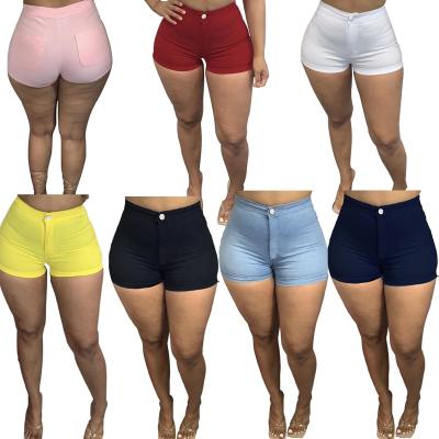 China New Hot Sale Amazon Elastic Feet Pants 3XL Breathable Plus Size Women's Fit Shorts For Ladies for sale