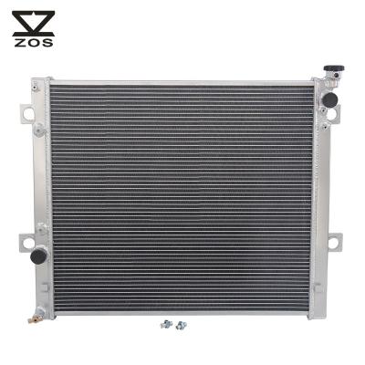 China Aluminum All Aluminum Off-Road Radiator For Toyota Prado PETROL 120 SERIES 2.7L/4.0L 2002-2009 for sale