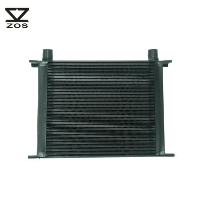 China Universal Aluminum British Type Auto Part Engine Transmission Radiator 17 Oil Cooler Packing Row AN10 for sale