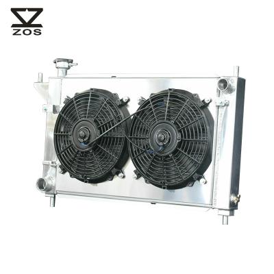 China Aluminum Mustang Radiator Fan Shroud For Ford 1994-1996 V6 V8 3Row 56MM Aluminum MT 1488 for sale