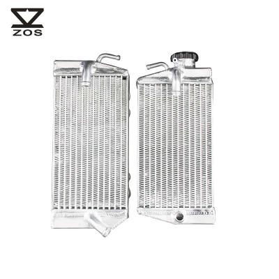 China Small aluminum radiator 2-Row/Core motorcycel aluminum radiator for Honda CRF450R CRF 450R 2002-2004 2003 for sale