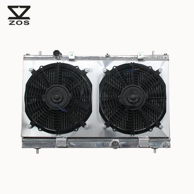 China Aluminum Neon SRT-4 Radiator w/ Fan Shroud For Dodge L4 2.4L 03-05 2Row 2794 Aluminum for sale