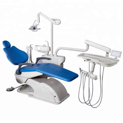 China Dentist Working Partner Comfortable Dental Unit And Dental Chair With Led Lamp Or Halogen Lamp Sale for sale