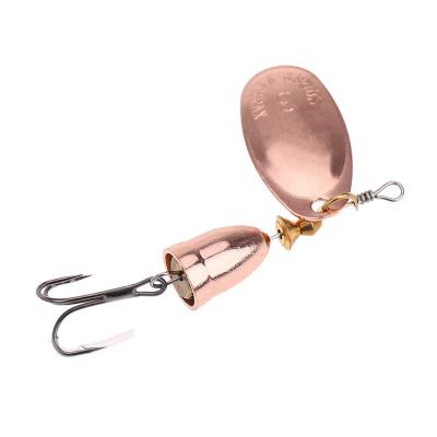 China Normal Fishing Fishing Lure Spinner Bait Bass Trout Salmon Hard Metal Spoon Lure for sale