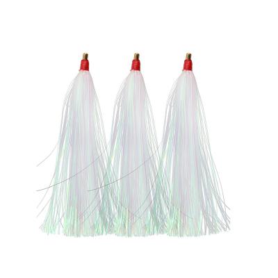 China Plastic Saltwater fishing bucktail slide teaser fluke mylar rig for sale