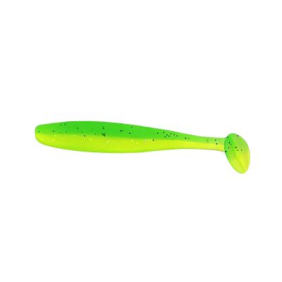 China Plastic Double color t tail soft plastic lure 55mm 1.2g tail bass fishing lure for sale