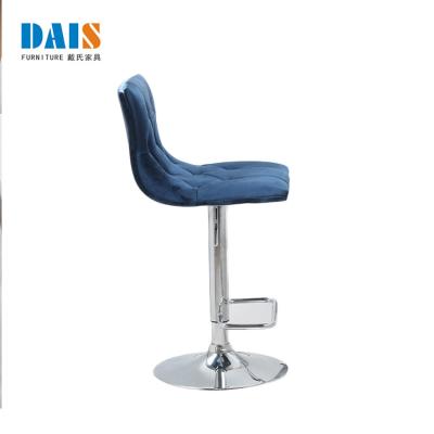 China Barstool High Selling Good Quality Bar Chair Vintage Velvet Hot Back Portable Bar Stool for sale