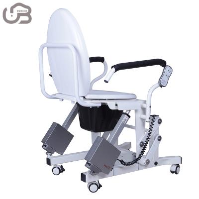 China Hospital Convenience Control Toilet Chair Handicap Wheelchair Bed With Toilet Transfer Commode For Disabled for sale