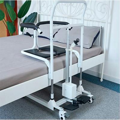 China Hospital UZYW-01 Good Quality Lifter Chair For Disabled Patient Lift Transfer Bed To Chair Patient Lifting Transfer Chair with commode for sale