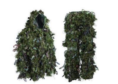 China Hybrid Woodland Camouflage Ghillie Suit Lightweight for sale