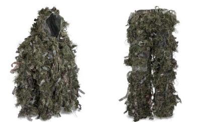 China Hybrid Woodland Camouflage Ghillie Suit Lightweight for sale