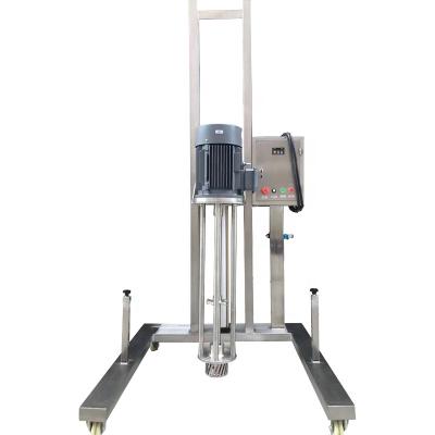 China Liquid With Suspended Solids Hot Sales The Lifting Speed ​​Regulation Of Homogenizing Emulsifying Machine for sale