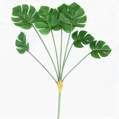 China Good Quality EW-Y2039 Large Hanging Artificial Alocasia Tree Leaves Factory Eco - Friendly for sale