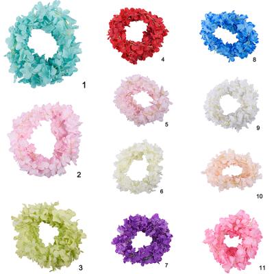 China Festivals Wholesale Garland Door Wedding Decoration Artificial Flower Wall Hanging Garland for sale