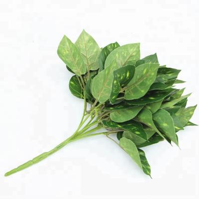 China EW-Y2012 Eco-friendly Modern Home Decoration Artificial Radish Tree Green Leaves for sale