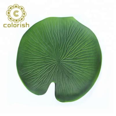 China EW-102 Wholesale New Style Artificial Plant Sustainable Hot Selling Eva Palm Leaf Tropical Place Mat for sale