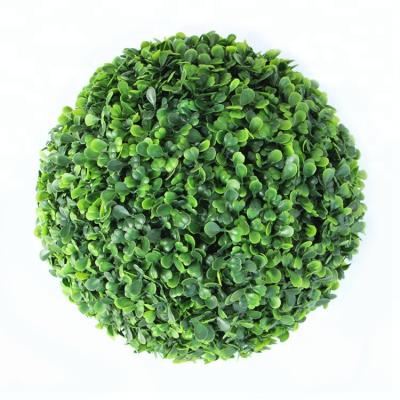 China EW-1001 Garden Decoration Articles Easily Assembled Artificial Boxwood Milan Grass Ball Topiary Plant for sale