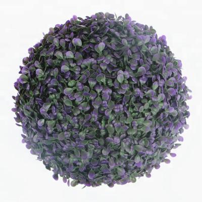 China Factory Wholesale UV Proof Plastic Artificial Grass Ball Topiary Easily Assembled Artificial Ball for sale