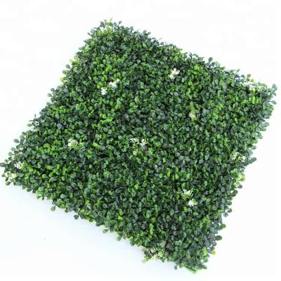 China Decoration For Lobby Faux Laurel Hedge Carpet Greenery Leaves Fence Privacy Panels Screen Artificial Grass Wall For Indoor Outdoor Wall Decor for sale