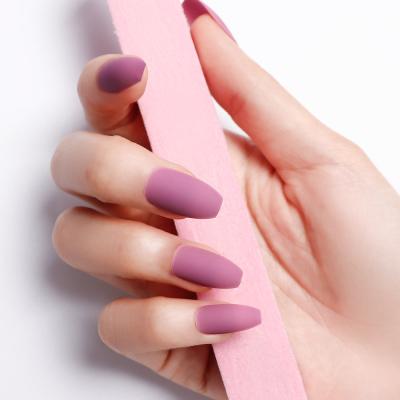 China Purpel French False Nail Artifical Nail Design Style Nail for sale