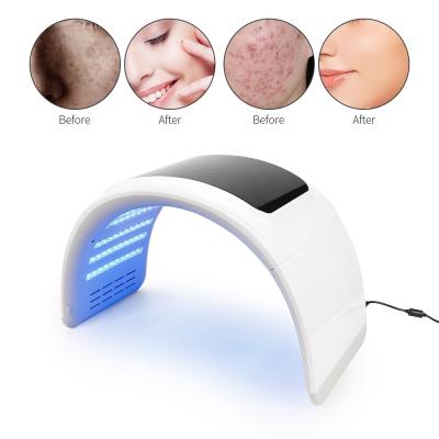 China 7 Colors Pore Photon 660nm 850nm Red Light Face Therapy Home Shrinking Face Panel Korean Facial Skin Care PDT Machine LED Light Therapy for sale