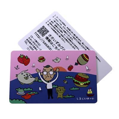 China Custom Access Control Access Control NFC RFID Card Printing PVC Plastic Contactless Smart Card for sale