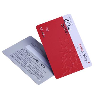 China Member / Staff Identification Customized RFID Cards Printing Enhanced Spot UV Membership Card With Serial Numbers for sale