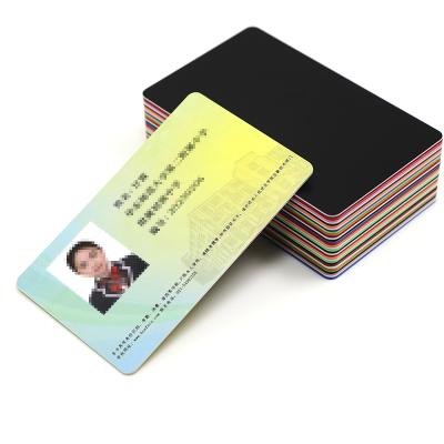 China Premium Employee Badges PVC ID Card Printing Custom Hologram Business Cards With Holographic Sticker for sale