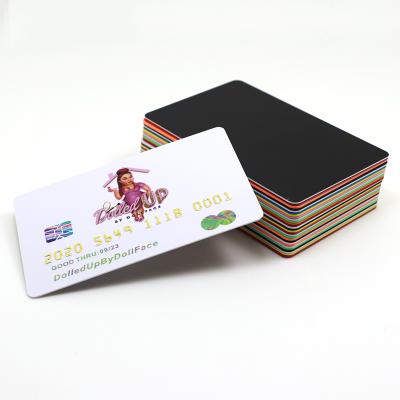 China Elegant Beautique Hair Nails Cosmetics Highlights Boutique PVC Credit Card Plastic Styled Business Card for sale