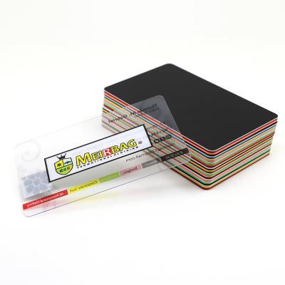 China Offset Printing Transparent Plastic Business Card Design PVC Company Staff Employee ID Cards for sale