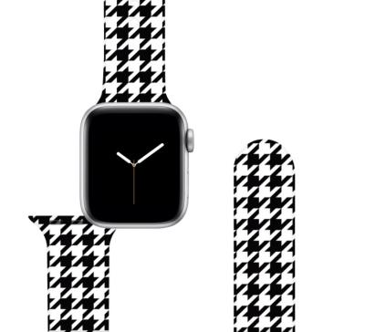 China Not Specific for Apple Watch iWatch Houndstooth Swallow Hoop Pattern Watch Band Strap Bracelet for sale