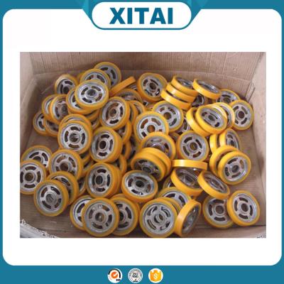 China High Quality Factory Supplied Polyurethane Material 95 Shore A pu wheels with different line for sale