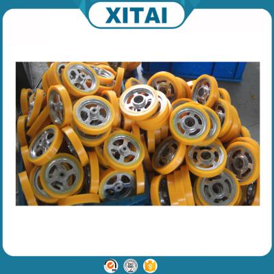 China High Quality Factory Supplied Polyurethane Material 80 Shore A to 75 Shore D textile machine pu wheels for sale