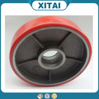 China High Quality Factory Supplied Polyurethane Material 80 Shore A to 75 Shore D pu cast iron wheels for sale